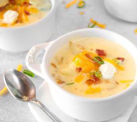 s 10 new mouthwatering ways to serve potatoes this season, Easy Loaded Baked Potato Soup