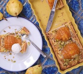 pear and frangipane tart