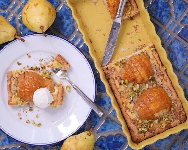 pear and frangipane tart