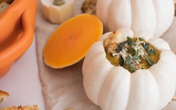 Roasted Butternut Squash Soup With Sourdough Sage & Parmesan Croutons