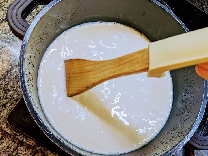 vegan malabi almond milk pudding