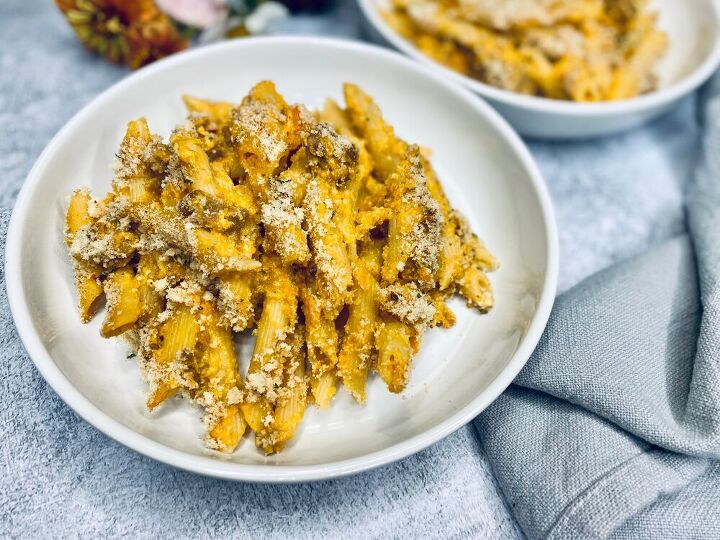 creamy butternut squash pasta and sausage