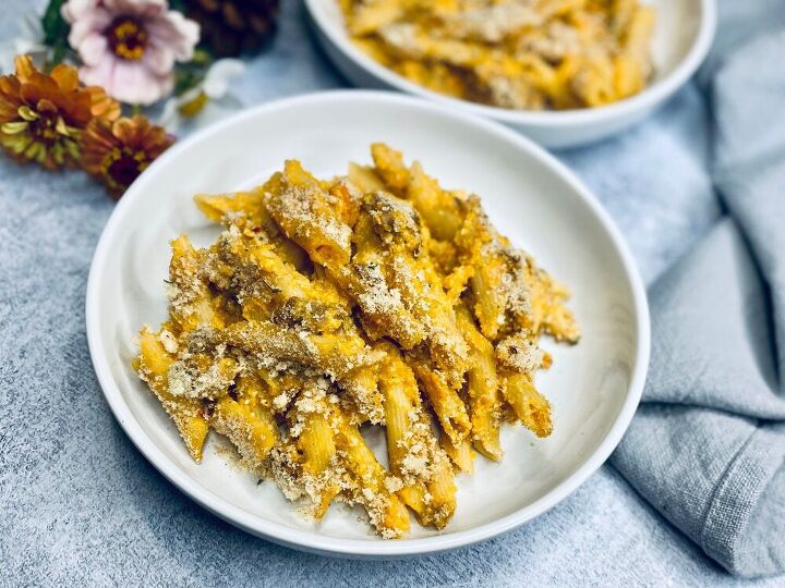 creamy butternut squash pasta and sausage