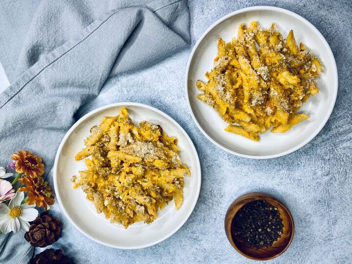 creamy butternut squash pasta and sausage