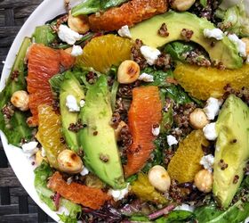 s 11 hearty salads that definitely work as a main, Orange and Avocado Quinoa Salad