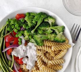 s 11 hearty salads that definitely work as a main, Vegan Pasta Salad With Nut Butter Sauce