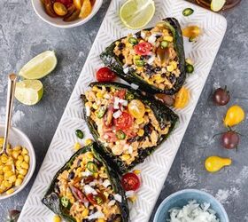 Easy Stuffed Poblano Peppers (DF)