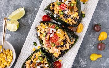 Easy Stuffed Poblano Peppers (DF)