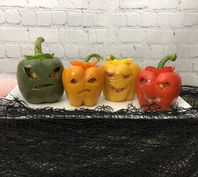 s 10 halloween treats that are even better than candy, Jack O Lantern Stuffed Peppers
