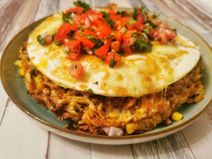 chicken enchilada pie