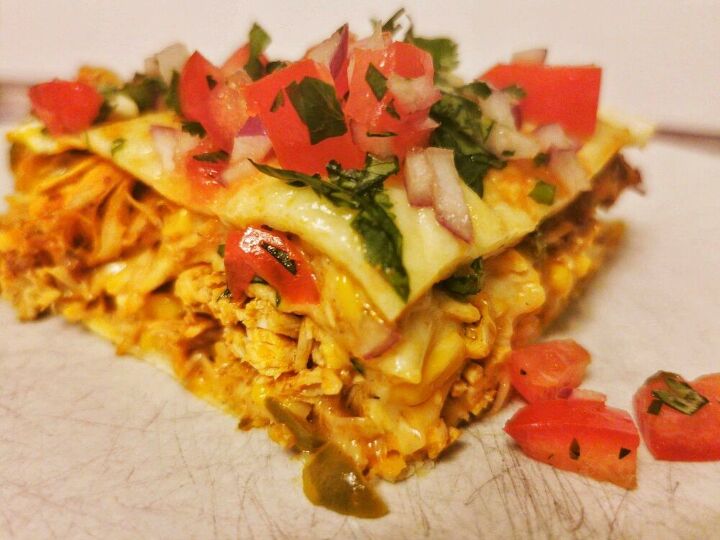 chicken enchilada pie