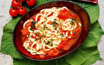 Cold Udon With Fresh Tomatoes