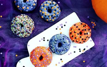 Frosted Chocolate Halloween Donuts