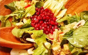 Italian Side Salad With Honey, Balsamic & Pomegranate