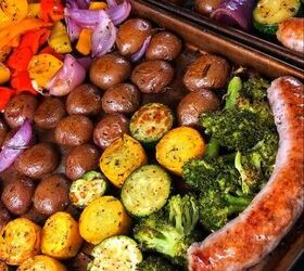 Sausage and Veggie Sheetpan Mealprep Lunches | Foodtalk