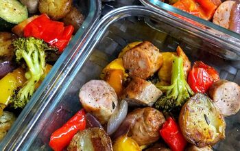 Sausage and Veggie Sheetpan Mealprep Lunches