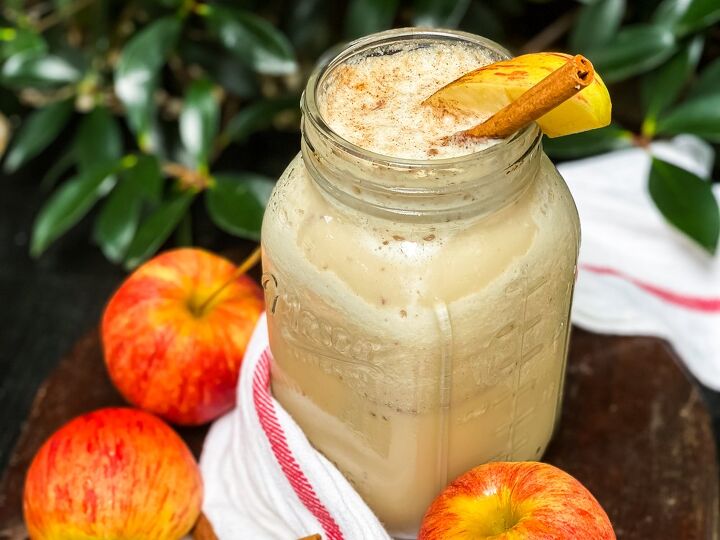 the best healthy apple pie smoothie thm e