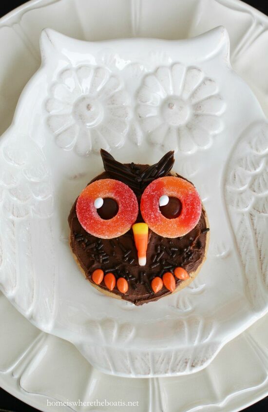 s 10 ways to make tasty slightly healthier halloween treats, Happy Owl oween Cookies