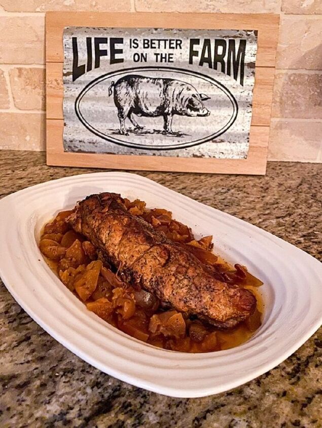 crockpot apple pork tenderloin