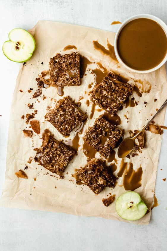 s 20 delicious treats for anyone who can t get enough caramel, Salted Caramel Apple Pie Bars