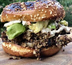 mushroom quinoa burger