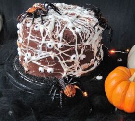 marshmallow spiderweb hershey s chocolate cake for halloween