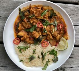 Chicken Curry With Coconut Rice