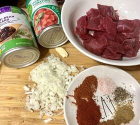 hearty bison chili bowl for the win, Bison Chili Ingredients