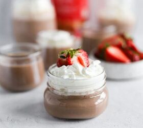 easy chocolate almond protein powder pudding