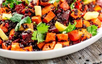Japonica Black Rice Salad With Roasted Vegetables