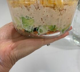 spicy tuna stack, The layers of ingredients