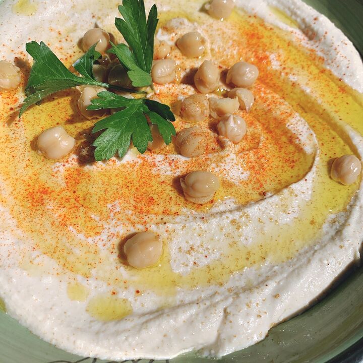 s 10 easy recipes you can whip up using a blender, Authentic Tahini Hummus