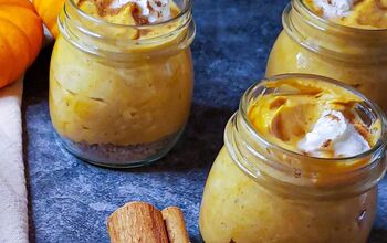 Pumpkin Mousse With Crushed Graham Crackers