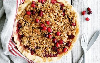 Cranberry Apple Crumble Pie