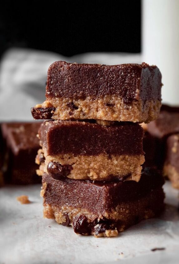 no bake brownie cookie bars