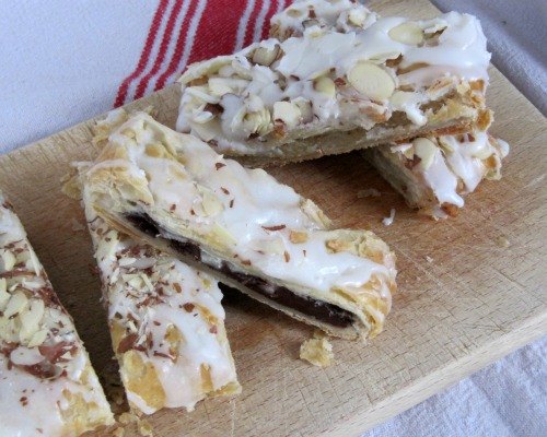 easy almond chocolate danish pastry