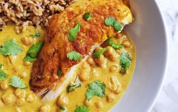 Turmeric Roast Chicken With Yellow Curry Sauce