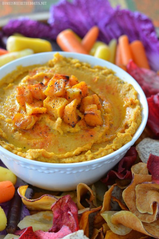 s 10 delicious dishes you can make using your food processor, Butternut Hummus