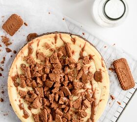 s 10 delicious dishes you can make using your food processor, Cookie Butter Ricotta Cheesecake