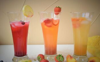 Healthy Lemonade Recipe(Blueberry, Strawberry and Peach Lemonade)