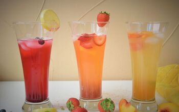 Healthy Lemonade Recipe(Blueberry, Strawberry and Peach Lemonade)
