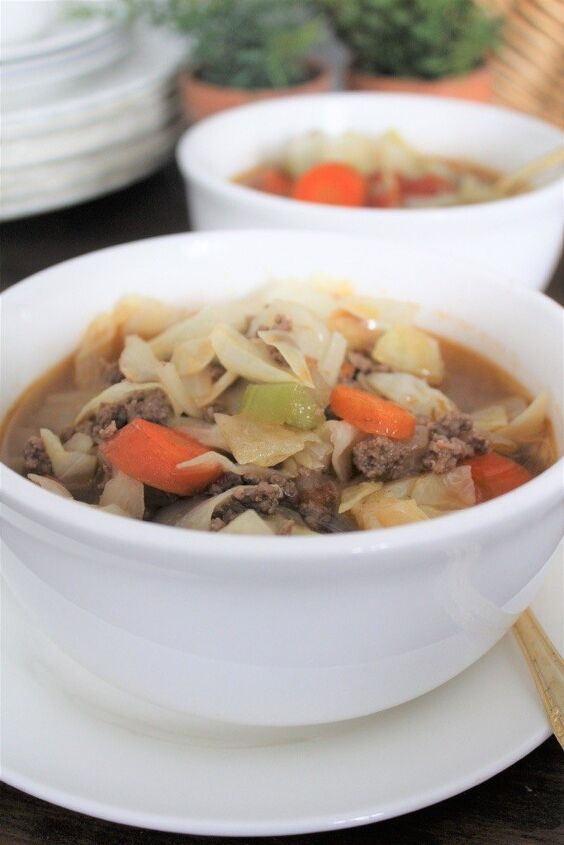 s 10 yummy recipes you can cook in your dutch oven, Cabbage and Beef Soup