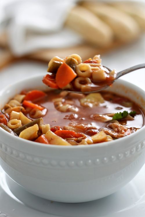 s 10 yummy recipes you can cook in your dutch oven, Chicken Minestrone Soup