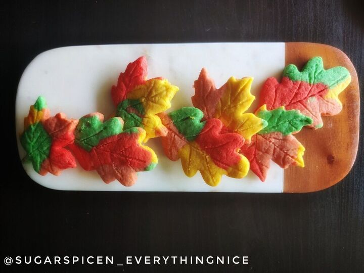 the best fall leaf sugar cookies vegan
