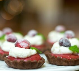 Chocolate Tart Recipe With Cranberry Filling