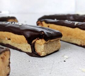 Peanut Butter Protein Twix Bars (Vegan and Low Carb)