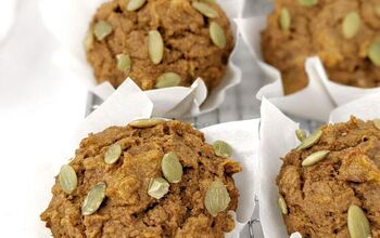 Oil-free Whole Wheat Pumpkin Muffins