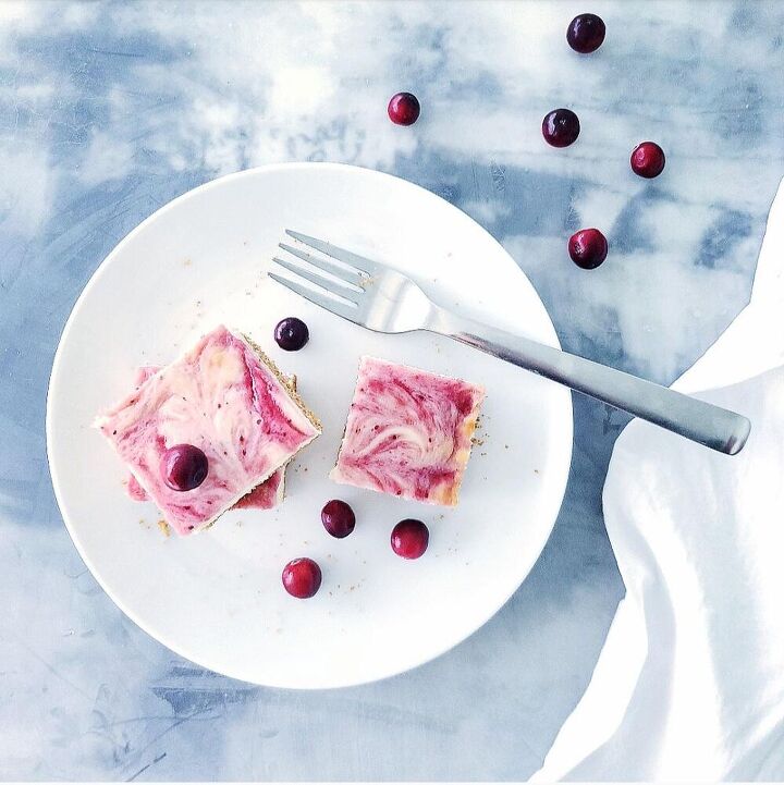 cranberry cheesecake bars