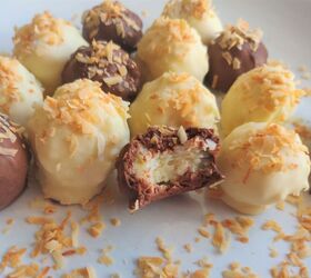 3-Ingredients Chocolate Coconut Balls (No-Bake Recipe)