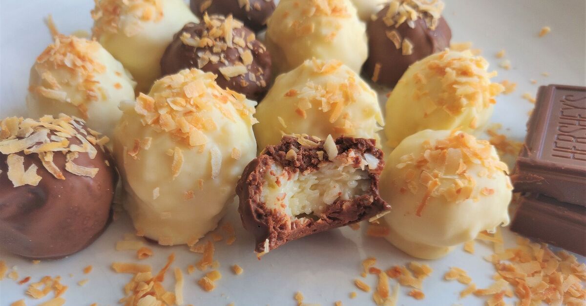 3-Ingredients Chocolate Coconut Balls (No-Bake Recipe) | Foodtalk